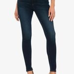 Kut From The Kloth KUT Mia Toothpick Skinny Jeans in Dark Wash Blue Denim Mid Rise Womens Size 4 Photo 0