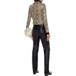 IRO Luiga Snake-Effect Leather Biker Jacket Photo 10