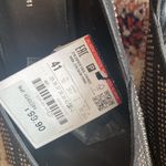 ZARA COPY - NWT  Black & Gold Rhinestone Kitten Heels Photo 4