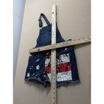 Justice Junior 14 Bib Romper Festival Art To Wear Artsy Colorful Y2K Boho Photo 5