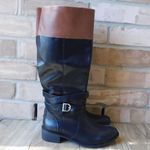 st. john's bay Womens Douglas Riding Boots Block Heel Size: 7 1/2M Photo 1