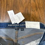 American Eagle Blue Distressed Baggy Flare Jeans Photo 1