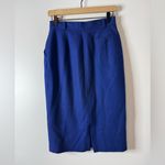 Vintage Album by Kenzo Wool Pencil skirt royal blue size 2 Photo 1