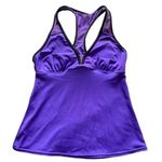 ZeroXposur  Tankini Swimsuits Racerback Top Tank Top Purple Size M/L EUC #4114 Photo 0