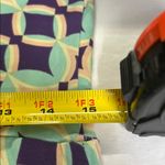 LuLaRoe  Blue Purple geometric maxi Skirt M Casual stretchy travel Photo 8