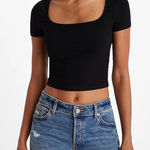 Olivia Rae Livi by  black Square neck Top⭐️ Photo 0