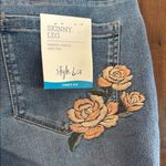Style & Co . Blue Skinny Jeans with Curvy Fit Photo 2