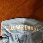 I am unwell Call Her Daddy Powder Blue Cropped Sweatshirt with Hood XL Photo 3