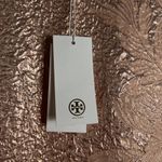 Tory Burch Floral Cloque Rose Gold Short Sleeve Wool Sweater Dress Size S Photo 5