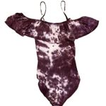 American Eagle Soft and Sexy off the shoulder tie dye body suit size XS Photo 2