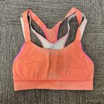 Athleta  Women’s X-Small Neon Orange Sports Double Bra XS Photo 0