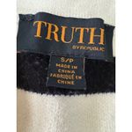 Truth‎ Republic Sleeveless Sweater Top Striped Sailor Collar Knit S Black Photo 3
