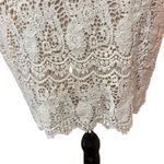 Ark & Co. Ecru Lace Dress With Nude Lining Women’s Size Small Photo 2