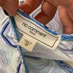 No Comment  dress halter medium stretch‎ wave print coverup NEW Photo 4
