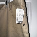 CI Banks Plus High Rise Denim Tan Khaki Pants Wide Leg Jeans Size 18 Photo 3
