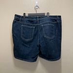 a.n.a  A new Approach Mid Rise Dark Wash Denim Jean Shorts Plus Size 20 Photo 4