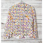 Lafayette 148  New York Women's Abstract Long Sleeve Blazer Multi-Color Size 4 Photo 9