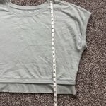 Athleta  Sundown Shirred Tee Pale Green Pullover Short Sleeve Sweatshirt XL Photo 10