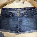 Eddie Bauer  Dark Blue boyfriend Denim Shorts Photo 9
