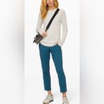 Lululemon Womens Sit in Lotus Sweater in Heathered Light Ivory Size 10 Photo 2