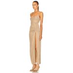 NWT Atoir Turned Around Dress in Bronze Size 4 Tan Photo 2