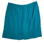 Tommy Bahama 18 Golf Silk Skort 6 Green Pleated Side Zip Shorts Tennis Skirt Photo 2