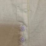 Stars Above  lemon Yellow Button Down Shirt linen Photo 4