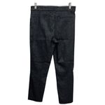 Jules & Leopold Textured Slim Legging Pants Black Silver Women’s Size Medium Photo 5