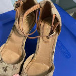 ALDO  studded‎ brown wedges Photo 4