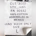 David David Vintage Jean Vest. Zebra Pattern details in size Large Black Photo 9