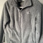 The North Face Gray Fleece Zip Up Jacket Photo 0