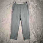 Athleta Pants Women 2 Petite Gray Sage Green Eastbound Straight Pant Athleisure Photo 1