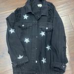 Peach Love Peach Live boutique distressed Denim Jacket Photo 0