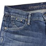 Citizens of Humanity  Jeans Womens Dani Cropped Straight Leg 27"X24" Stretch Cuff Photo 4