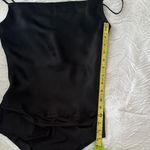 House of Harlow  1960 Black Satin Top Photo 6