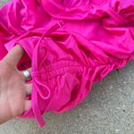 Victoria's Secret  Ruched Plunge One Piece Swimsuit Hot Pink Size XL NWT Photo 7