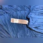 Eileen Fisher NEW  Crushed Silk Tiered Midi Dress in blue Sz XL Quiet Luxury Photo 3