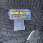 Woolrich  Black Full‎ Zip Cardigan Embroidered Flowers Sweater Size Large Photo 5