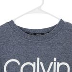 Calvin Klein  Spellout Cropped Sweatshirt Large Photo 2