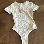 SKIMS Stretch Cotton Jersey T-Shirt Bodysuit, LIMITED EDITION BONE, BN, XXS, $62 Photo 7