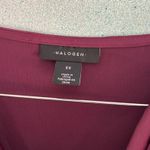 Halogen  Rich Burgundy Sleeveless Blouse Photo 1