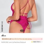 SheIn Backless Strappy Bodysuit Photo 2