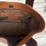 Sundance Purse Brown Tooled Leather Floral Satchel Distressed Boho Western Photo 8