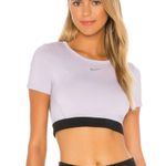 Nike Pro Aeroadapt Short Sleeve Crop Top in Lavender Purple M $50 Photo 0