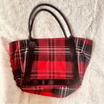 Victoria's Secret  Limited Edition Black Friday Red Plaid Tote Large Photo 5