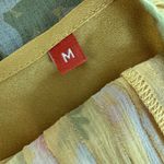 NWOT Finer Boutique Brand Prairie Floral Voile 2pc Shift Dress $125 M Yellow Size M Photo 8