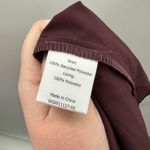 41 Hawthorn Burgundy Pink & White Floral Long Sleeve Accordion Pleated Top Sz SP Photo 5