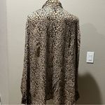 Avenue animal print long sleeve button up shirt Brown Size undefined Photo 6
