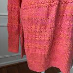 Free People NWT Hot Tropics V-Neck Sweater Pink S Photo 4