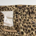 J. McLaughlin Baxter Pants Jeans Leopard Animal Print Size 6 Zip Ankles Photo 7